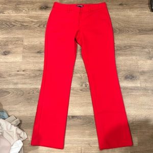 Red express dress pants